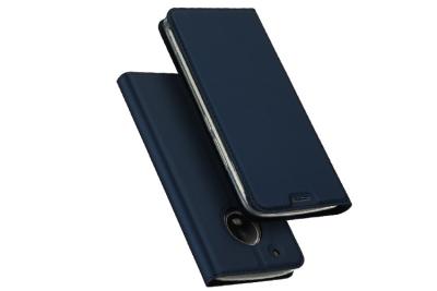 China Professional MOTO G5 Plus Phone Case PU Leather Material With Kickstand / Card Slot for sale