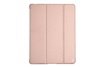 China Caixa protetora in-folio para o ar de Ipad, caixa impermeável do plutônio Ipad 4 magnéticos cor-de-rosa de couro à venda