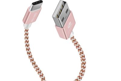 China Fast Charging Type C Cable USB 2.0 Nylon Braided Data Transfer 2 Pack for sale