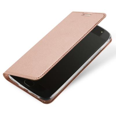 China Magnet Protective Pu Leather Mobile Flip Phone Case With Stand For Moto G5s for sale