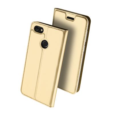 China O mini telefone de Huawei do ouro encaixota a caixa do couro de Huawei P9 Lite da proteção com titular do cartão à venda