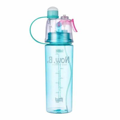 China Sustainable Sports Plastic Gym Water Sports Drink Bottle Spray Drinking With Handle for sale