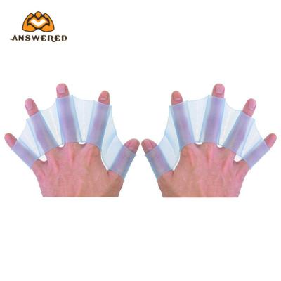 China Generic Silica Gel Silicone Swim Speed ​​Webbed Fins and Webbed Fin Training for sale