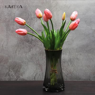 China KYK Latex Artificial Tulip Flower Bouquet Decorative Tulip Group Package for sale