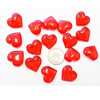 China Vase Filler Valentine Decorative Acrylic Heart Shape Glass Gems For Wedding Bridal Shower Gifts for sale