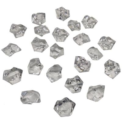 China PS Table Scatter Crystal Stones Acrylic Ice Rocks For Vase Filler for sale