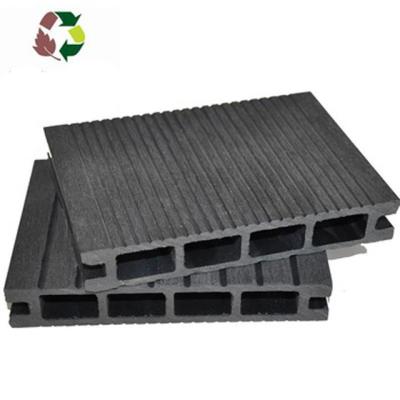 China Outdoor wpc DIY decking wpc flooring recycled plastic and waste wood fiber used composite decking for sale