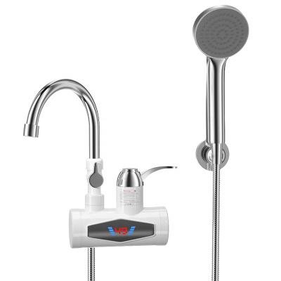 China 110V /220V Hotel Customized Stainless Steel Electric Instant Electric Shower Faucet Shower Household Small Appliances for sale