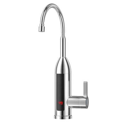 China Instant Electric Tankless Electric Water Taps Heater Kitchen Faucet Heating Water Faucet With Temperature Display for sale