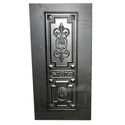 China OUYA Modern Security Entry Door Part Embossed Cold Rolled Steel Sheet Metal Door Skin for sale