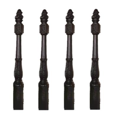 China Wholesale Modern Hot Sale Cast Iron Newel Post Outdoor Ornamental Beautiful for sale