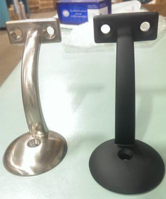 China Modern Popular Matt Black And Satin Nickel Zinc Alloy Railing Brackets Wholesale for sale