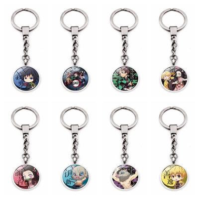 China 2020 New Arrival Gift Anime Demon Slayer Key Chain Custom Hot Selling Anime Metal Key Chain for sale