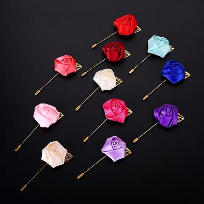 China Party/Decorative Brooch GIF/Wedding/Engagement 2022 Leaf Metal Breast Pin Wholesale Hat Pin For Shirt for sale