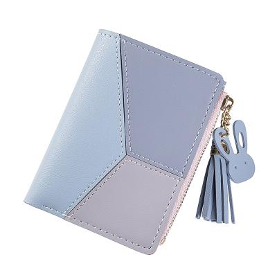 China Lady Purses Women Wallets Photo Holder Tassels Waterproof Short Woman Wallet Girls Coin Purse for sale