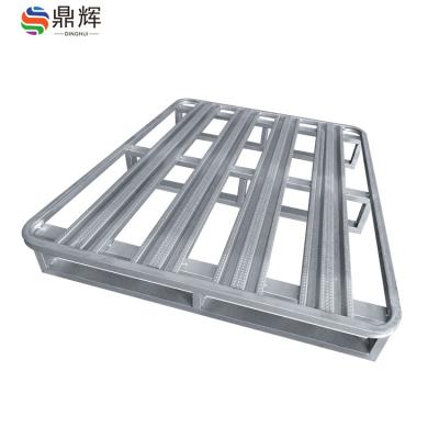 China Two Way Galvanized Pallets 2000-4000kg Iron Face Euro Standard Pallet Steel Pallet Steel Stocks Double Pallets for sale