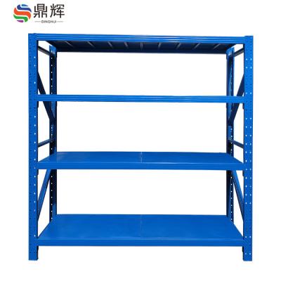 China Corrosion Protection Warehouse Storage Racks 4 Layer 100KG -500KG Factory Industrial Warehouse Racking Long Span Metal Storage Shelves for sale