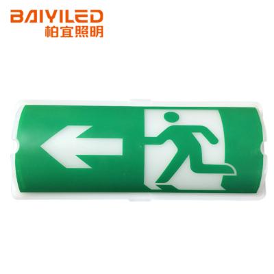 China Double Spot Running Safety Emergency Exit Light Factory Man Exit Light Combo Double Signed LED Exit Sign for sale