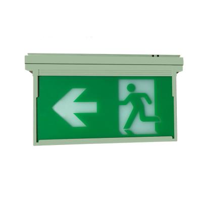 China Luminous Emergency Exit Emergency Exit Wall LED Emergency Exit Sign Outdoor Mounted Light for sale