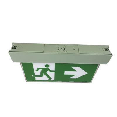 China Ceiling Hang Side Portable Recessed Emergency Exit Wall Surface Mounted Mounting Emergency Light for sale