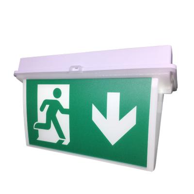 China Emergency Exit Customize Style Fire Emergency Lights Individual Illuminated Evacuation Signs Illuminated Signs Safety Exit Signs for sale