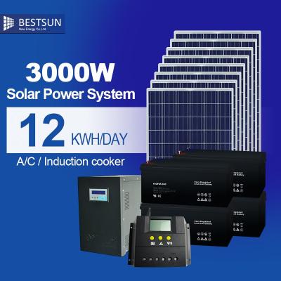 China Whole Home Solar Power System / 20kW Solar Panels Solar Power System For Home 3000W for sale