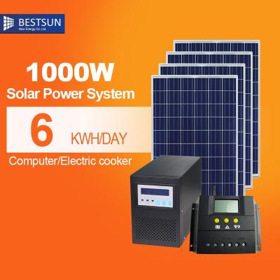 China Home Sun Power Solar System Kit 7 Kw Off Grid Home 7kw Solar Power System for sale