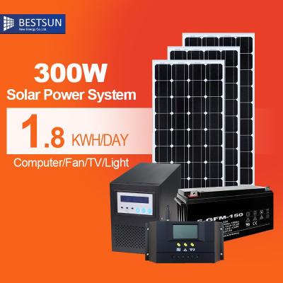 China Home 300W Home Energy Solarsystem For Home Lighting In Africa for sale