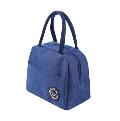 China 2021 Modern Insulated Oxford Cloth Lunch Bag Fashion Printing Tote Bags Cooler Picnic Food Lunch Bag for sale