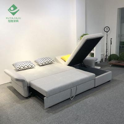 China Three Seat Sofa Cum Bed Living Room Foldable Furniture Sectional Couch Bed for sale