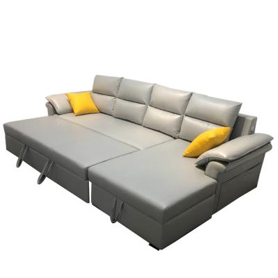 China Bk016 Sofa Bed Furniture King Size Foldable Leather Sofa Bed Room Furniture for sale