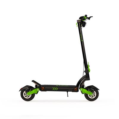 China ODM 600w 1000w 48v OEM green scooter unisex vchains v9 folding offroad tire electric double drive for sale