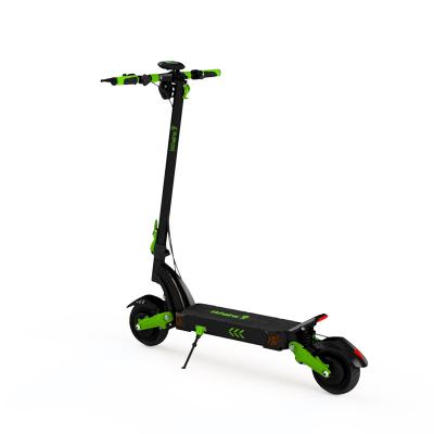 China Unisex ODM 600W 1000W52V scooter OEM ODM 600W 1000W52V double folding road tire green vchains v9 electric scooter for sale