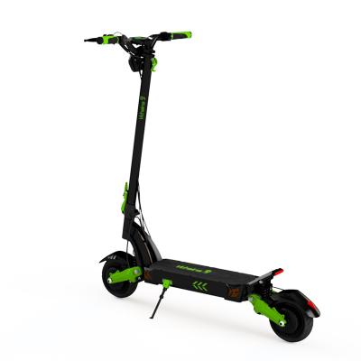 China ODM 600W 1000W 48V Unisex Folding Green Electric Scooter OEM Double Handle Vchains v9 Road Fixed Tire for sale