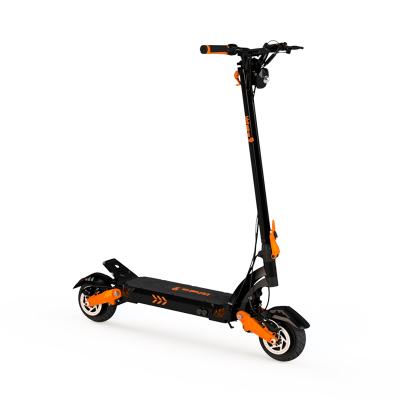 China ODM 600W 1000W 48V Unisex Electric Scooter OEM ODM 600W 1000W 48V Double Folding Grip Fixed Road Tire Orange Drive for sale