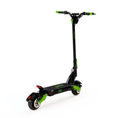 China ODM 600W 1000W 52V Unisex Folding Green Electric Scooter OEM Double Handle Vchains v9 Road Fixed Tire for sale