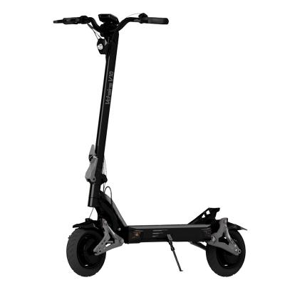 China v10 unisex vchains fixed handle foldable full tire electric scooter 600w gray 1000w 52v 23Ah for sale