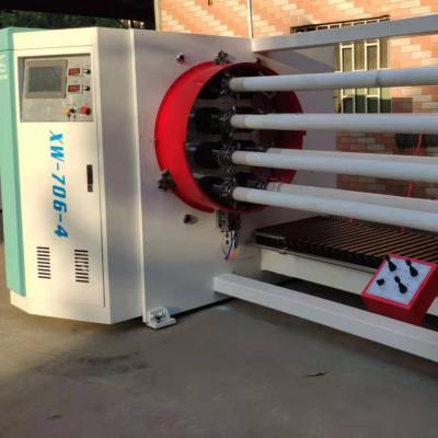 China Products Eight Axles PVC Floor Marking Strip Cutting Machine for sale