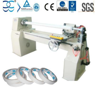 China Semi Automatic Double Sided Strip Cutting Machine For Double Sided Roll Strip for sale