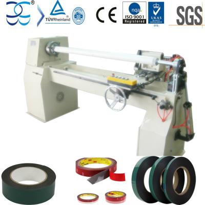 China Double Sided Tape Roll Material Semi Automatic Foam Tape Cutting Machine for sale