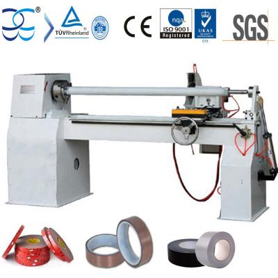 China Semi Automatic Cloth Duct Tape Cloth Tape Log Roll Cutting Machine (Log Roll Cutter/Roll Cutter Cutting Machine) for sale