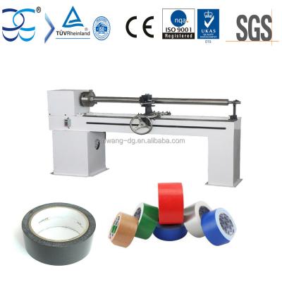 China Manual Textiles Log Roll Cutting Machine For PVC Adhesive Tape Making for sale