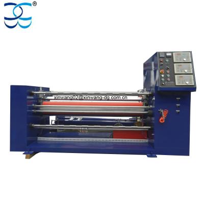 China machinery & Heatable Hardware Satin Slik Gift Ribbon Hot Blade Slitting Rewinding Machine for sale