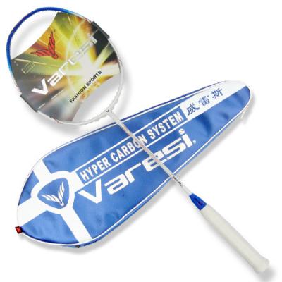 China Brand New Trianing Newcomer Varesi Style Custom Badminton Racket for sale