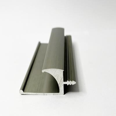 China Custom Aluminum Profile Cupboard Kitchen Profile Minimalist Anodized Extrusion Aluminum Extrusion Handle for sale