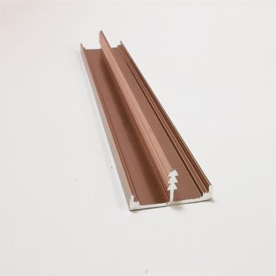 China High-corrosion resistance 6063 dark edging profile silver aluminum cardboard edge profiles aluminum profiles for sale