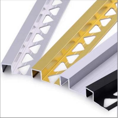 China Factory Price Corrosion-resistance Custom Aluminum Extrusion Profile Tile Edge Trim Profile Aluminum Trim Profile for sale