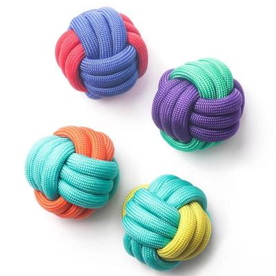 China Sustainable Manufacturing Wholesale Pet Supplies Cotton Rope Dog Toys Ball for sale