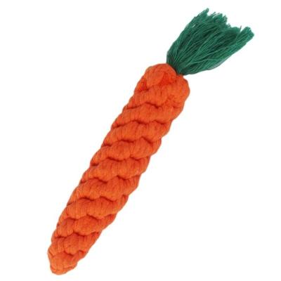 China Viable Carrots Puppy Teeth Chew Toys Dog Chew Toys Carrot String Toys For Dog Puppy Cat for sale