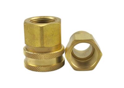 China Brass Machining Shut Off Coupling , IATF16949 Oil Drain Couplings for sale